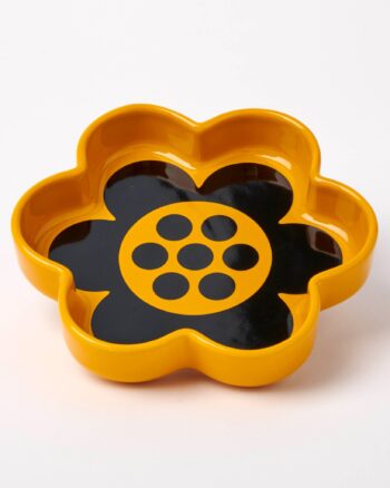 Magpie X Hornsea Flower Stoneware Trinket Tray