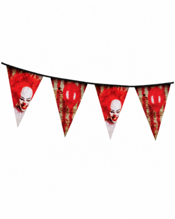 Horror Clown Halloween Bunting (6m)