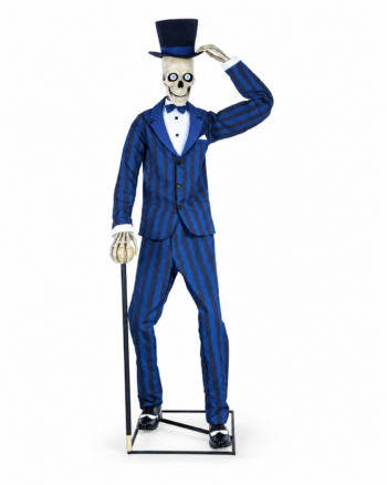 Sharp Dressed Skeleton Animated Figure