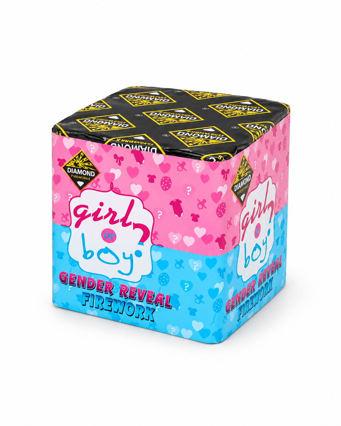 Gender Reveal 25 Shot Barrage by Diamond Fireworks