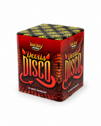 Devils Disco 25 Shot Barrage by Diamond Fireworks