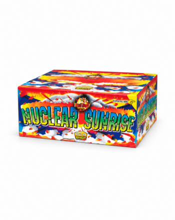 Bad Boy Nuclear Sunrise 224 Shot Barrage by Diamond Fireworks