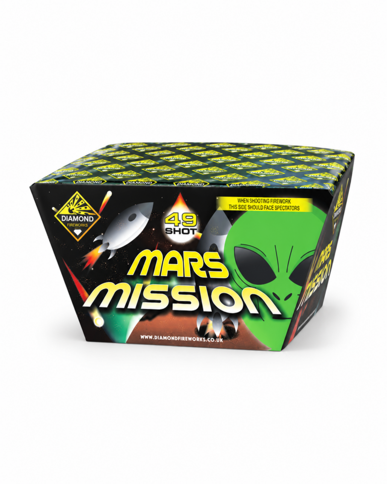 Mars Mission 49 Shot Fan Barrage by Diamond Fireworks