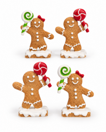 Gingerbread Christmas Place Card Holders – Set of 4