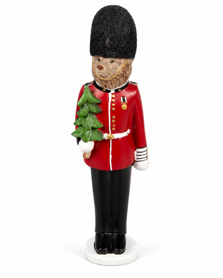 Royal Guard Bear Christmas Figurine – 36cm