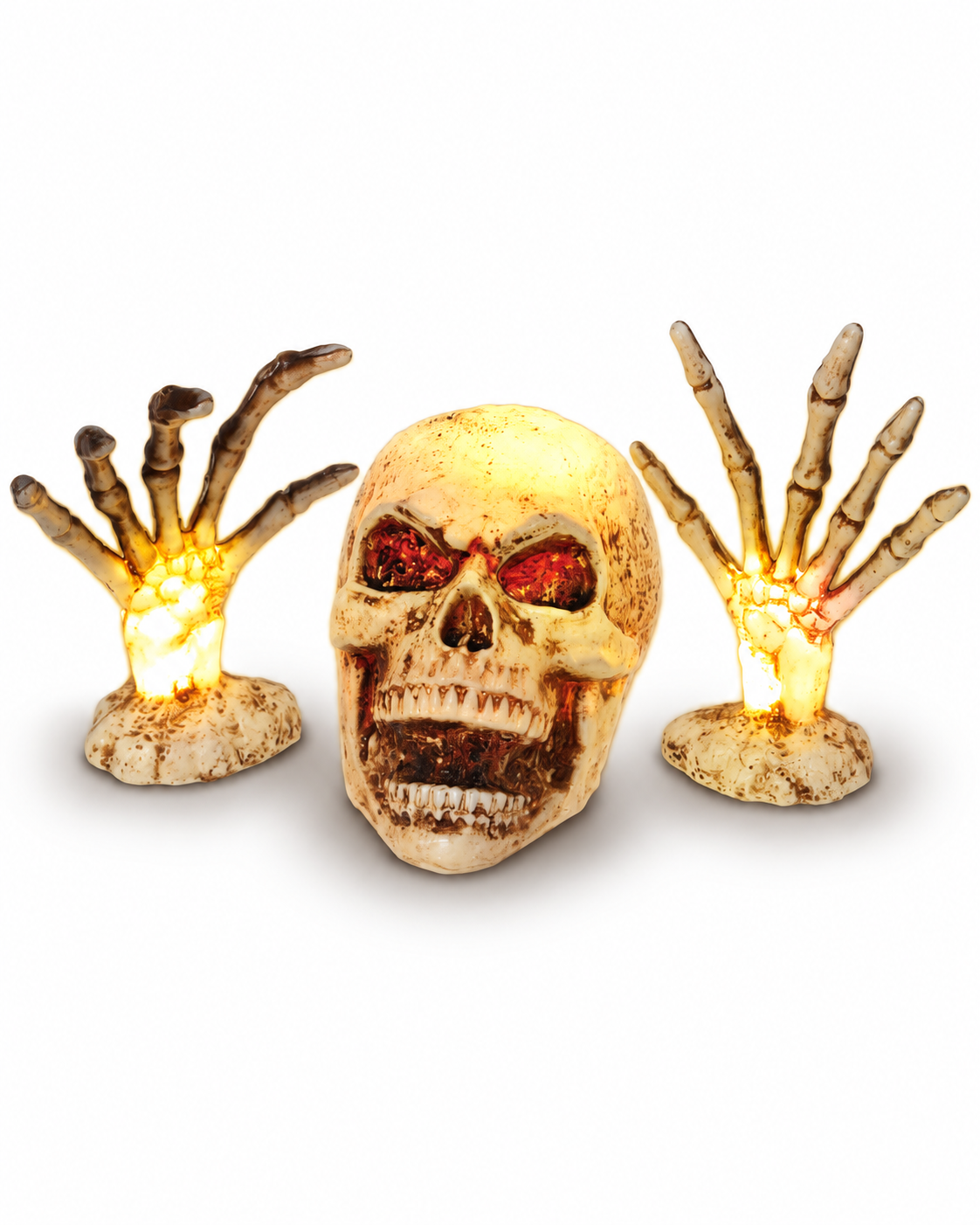 Colour-Changing LED Skeleton Gravebreaker Set with Remote