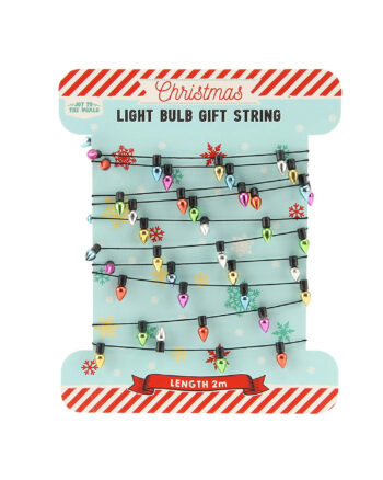 Christmas Light Bulb Gift String – Multicoloured, 2m