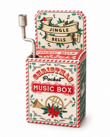 Jingle Bells Hand-Crank Christmas Music Box