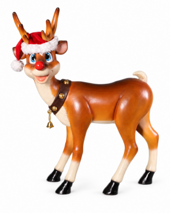 Standing Christmas Reindeer Display Prop – 114cm
