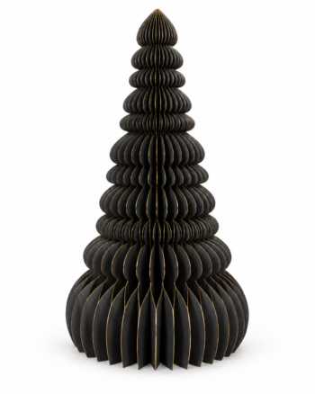 Black Folding Honeycomb Christmas Tree – 90cm
