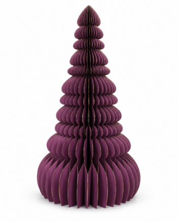 Purple Folding Honeycomb Christmas Tree – 90cm