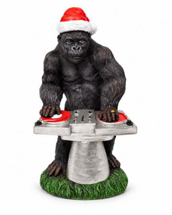 Pete Kong Christmas DJ Gorilla Ornament – 26cm