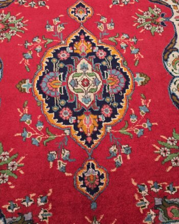Multi Coloured Hand Woven Persian Heriz Wool Rug – JRJ07