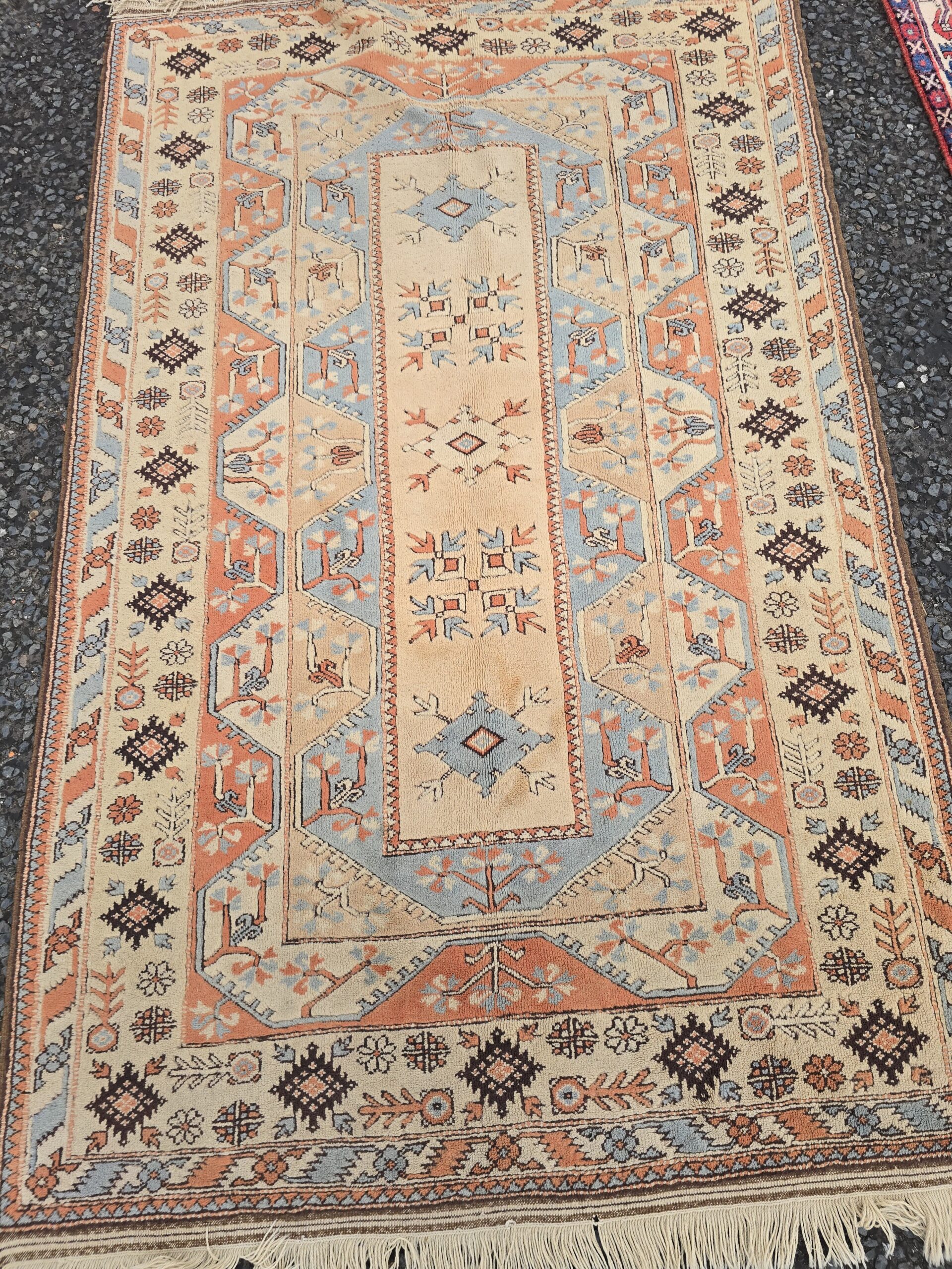 Turkish Milas Hand Woven Patterned Rug – JRJ14
