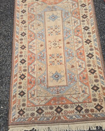 Turkish Milas Hand Woven Patterned Rug – JRJ14