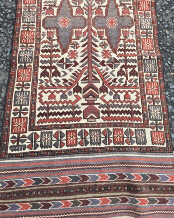 Large Handwoven Afghan Belouch Nomadic Runner Rug – JRJ30