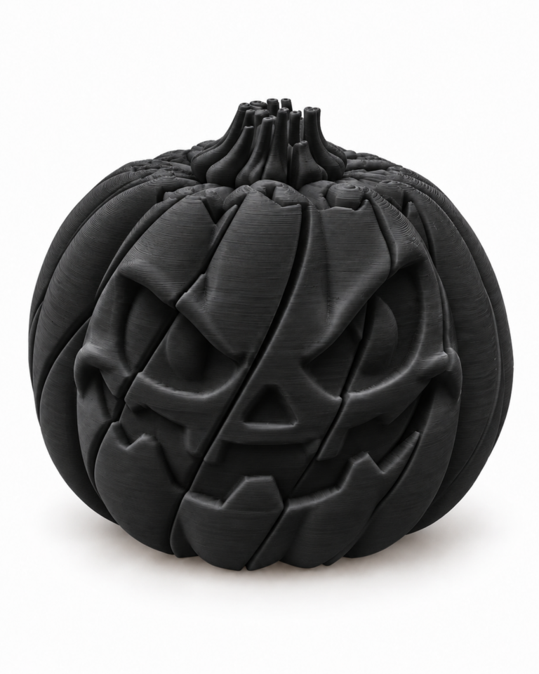 3D Printed Twist Pumpkin Fidget