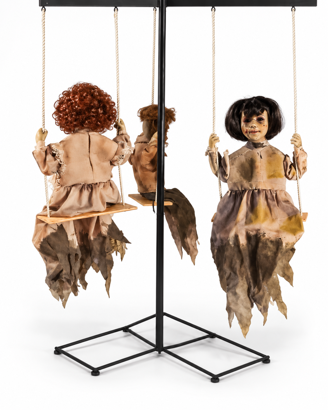 Animated Swinging Kids Halloween Prop – 1.8m, 3 Figures