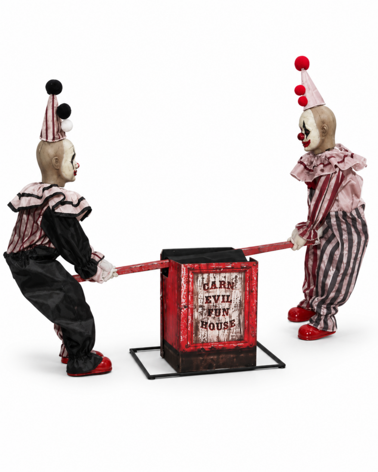 Animated Clown Seesaw Halloween Prop – 120cm Wide