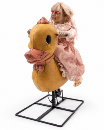 Rocking Duck Dolly Halloween Animatronic Prop