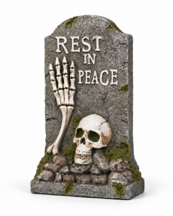 Rest In Peace Halloween Grave Stone Ornament