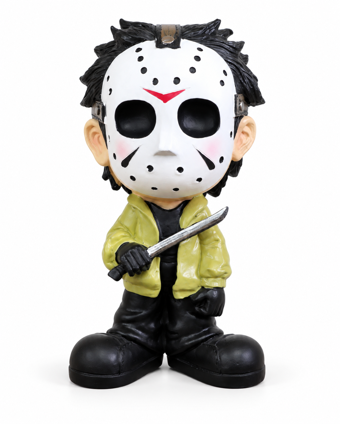 Big Head Masked Man Horror Figurine – 20cm