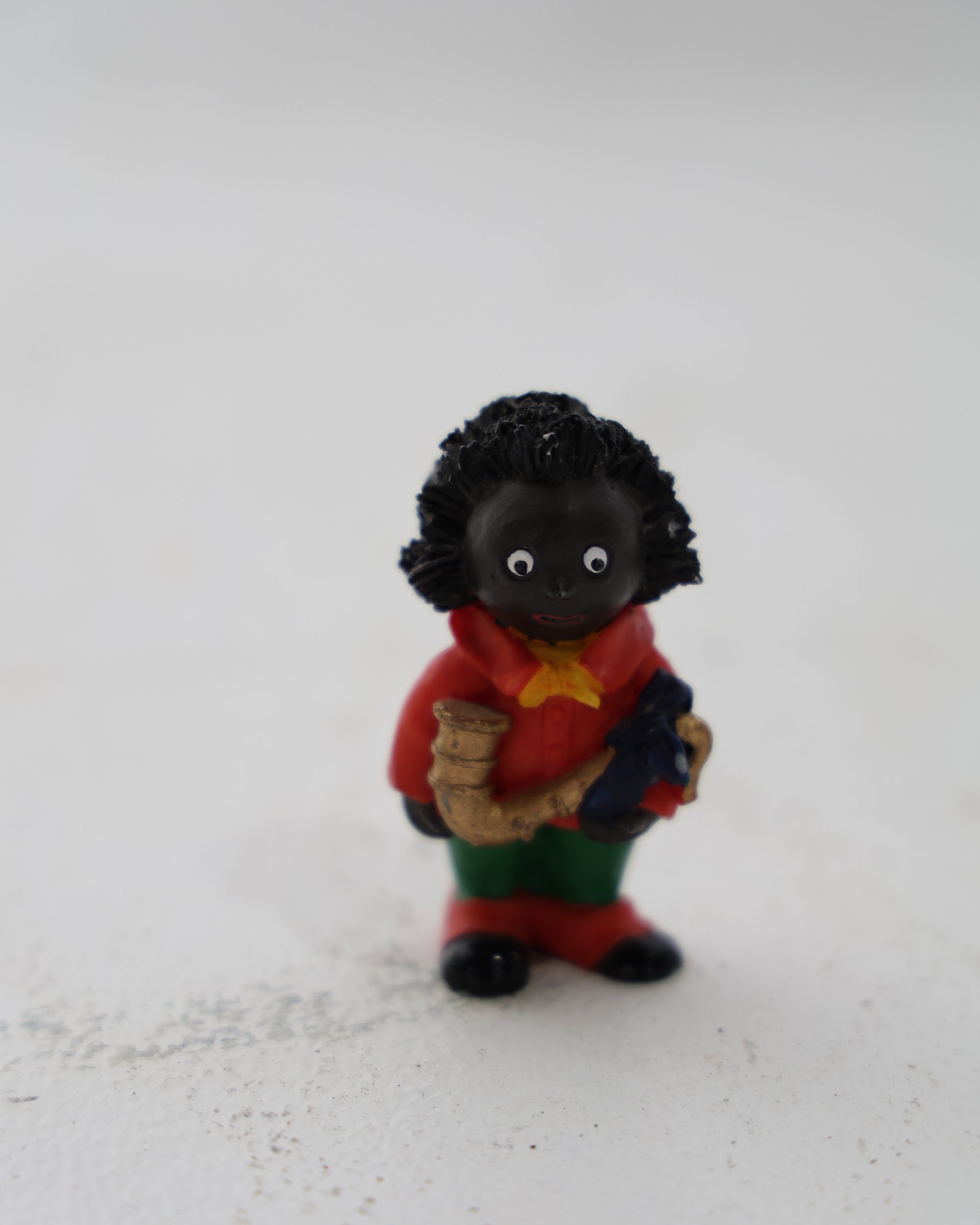 Vintage Style Golly Musician Figurine with Saxophone