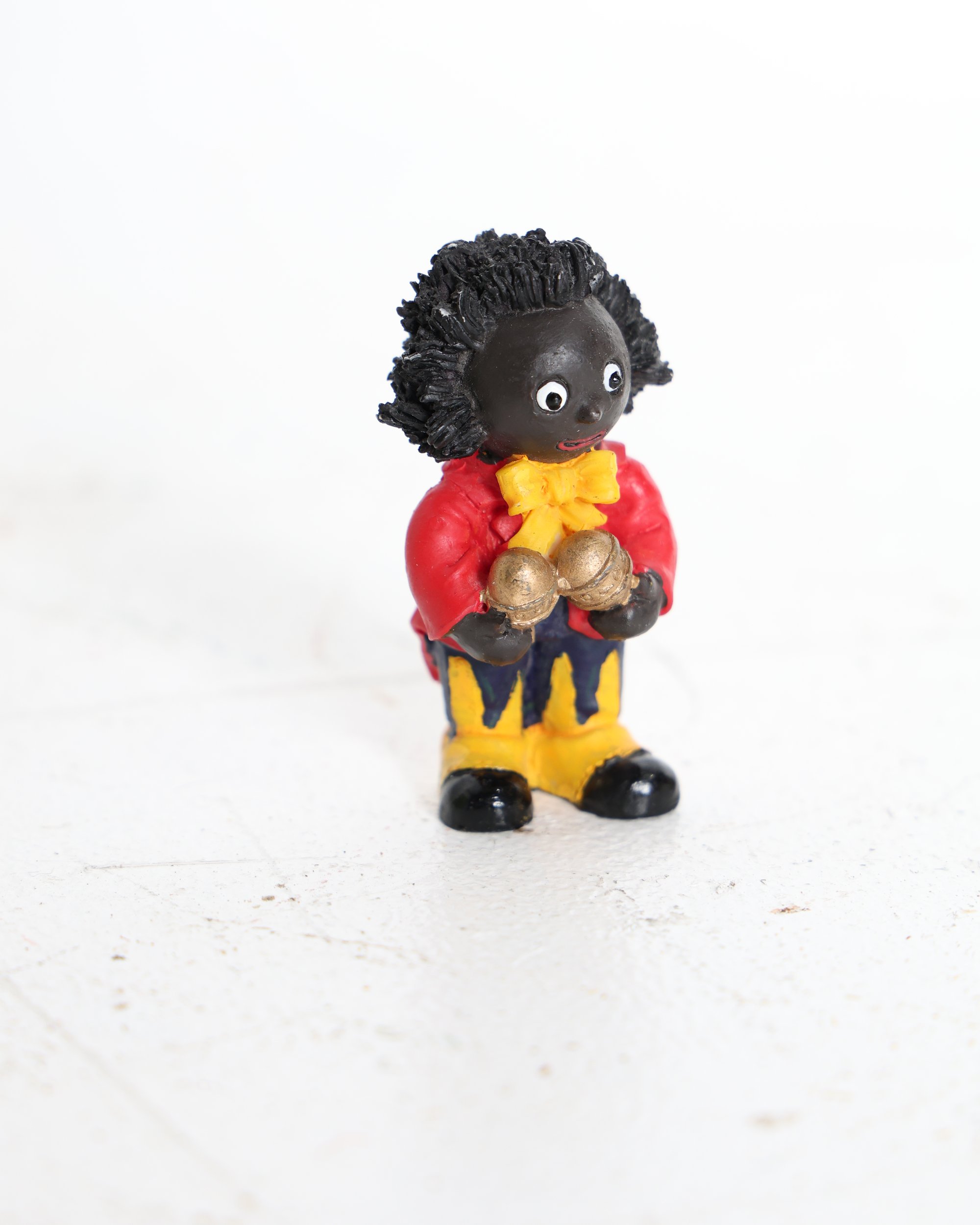 Vintage Style Golly Musician Figurine Holding Maracas