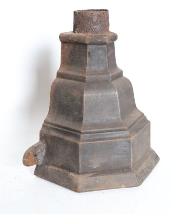Industrial Cast Iron Octagonal Post Base Salvage