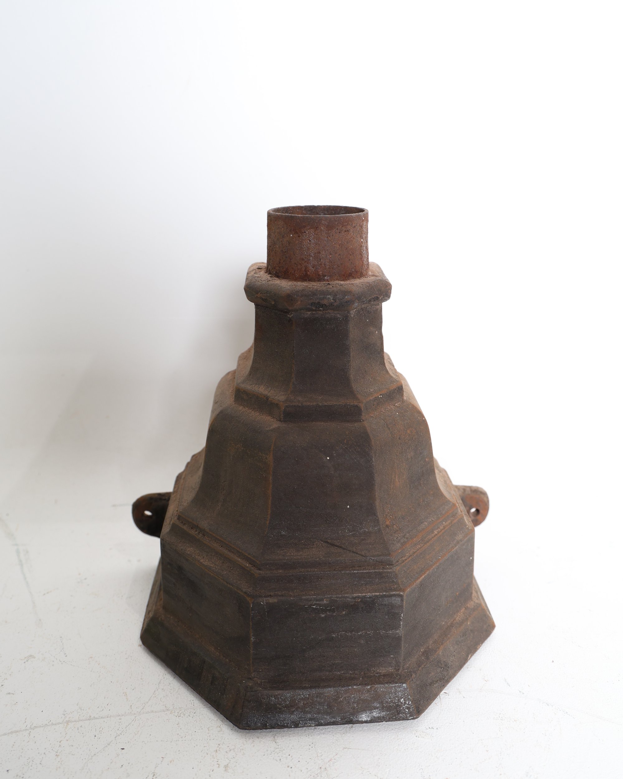 Industrial Salvage Cast Iron Rainwater Hopper