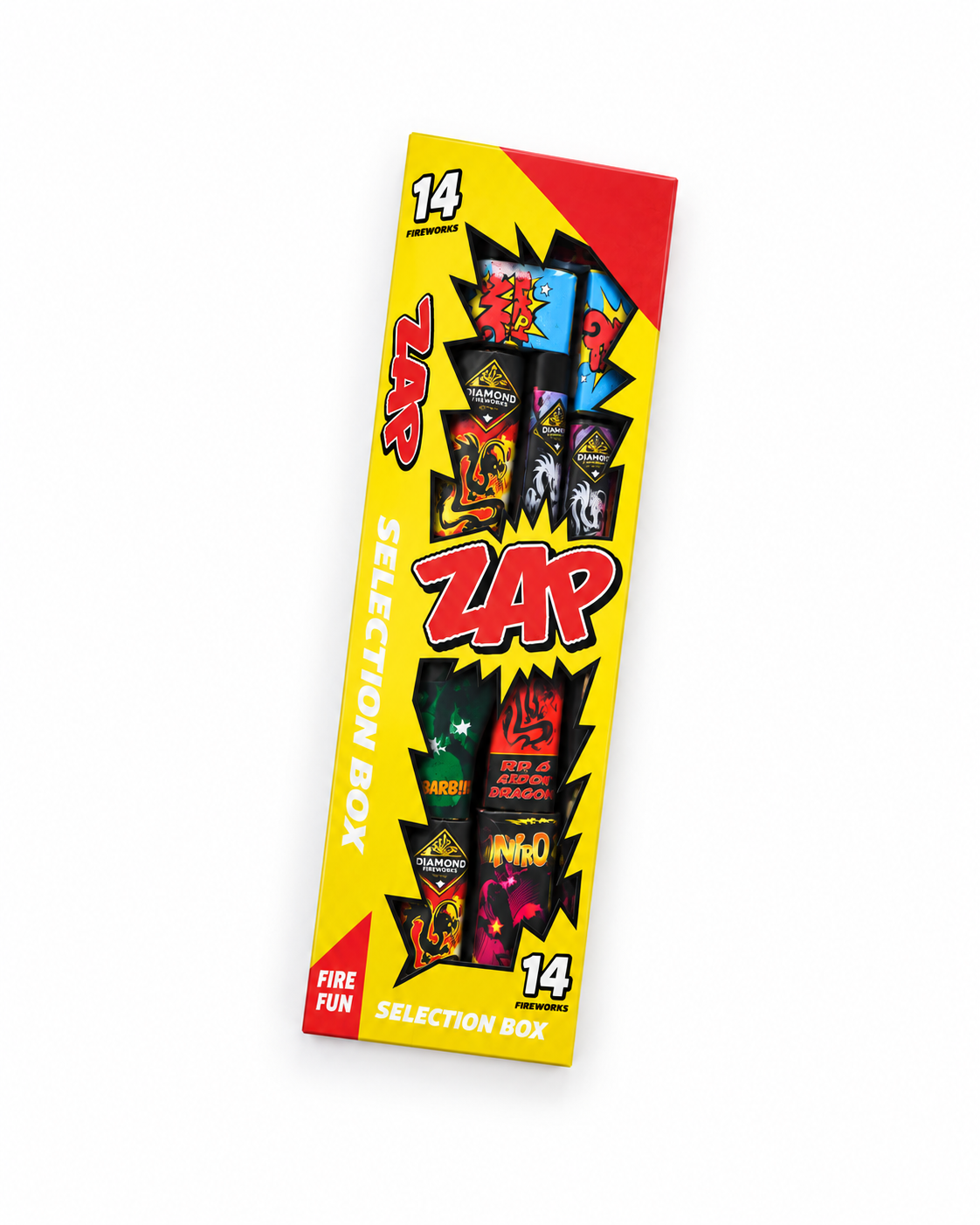 ZAP 14 Fireworks Selection Box by Diamond Fireworks