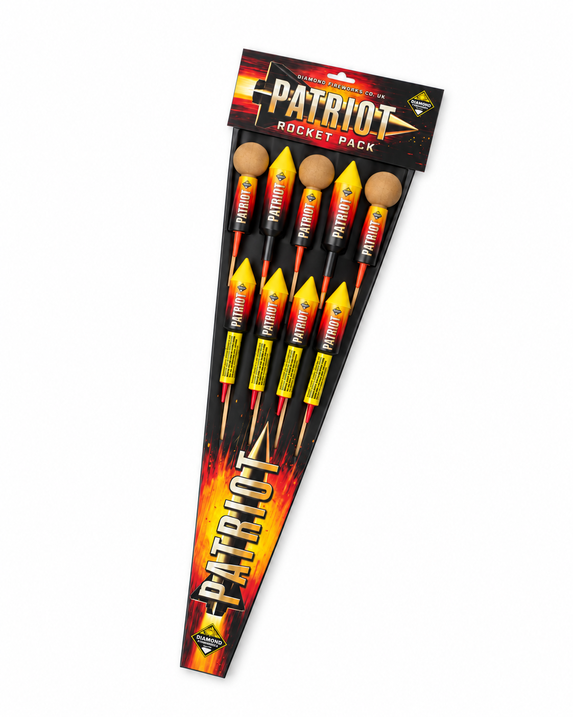 PATRIOT Rockets 9 Pack by Diamond Fireworks