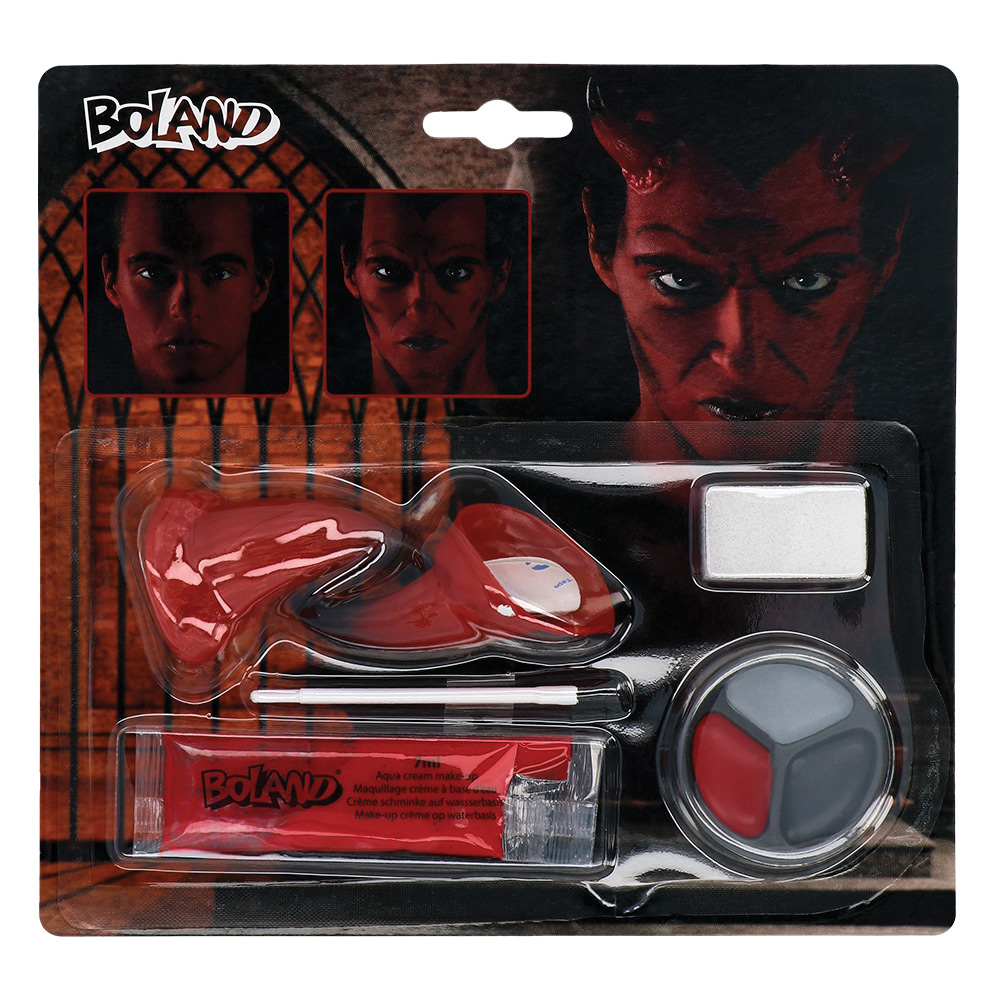 Boland Devil Make-Up Kit with Horns
