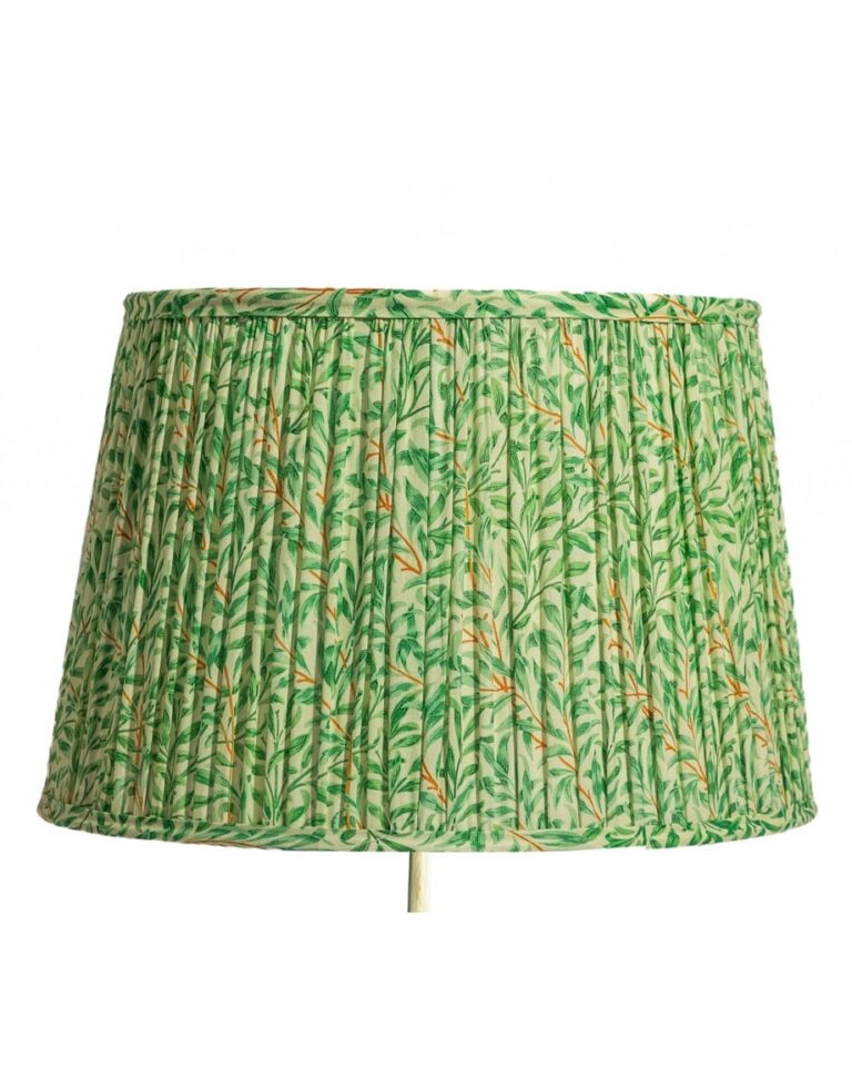 Green Willow Pleated Lampshade – 40cm