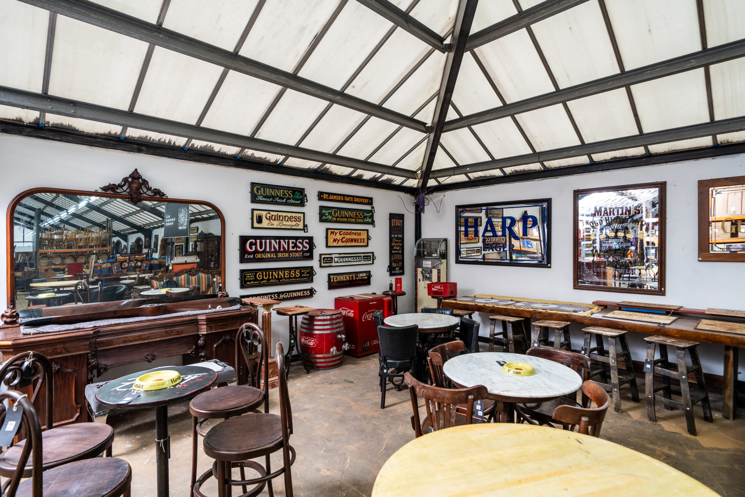 Irish Whiskey Mirrors, Guinness Collectables & Pub Furniture: Inside Our 25 October Auction